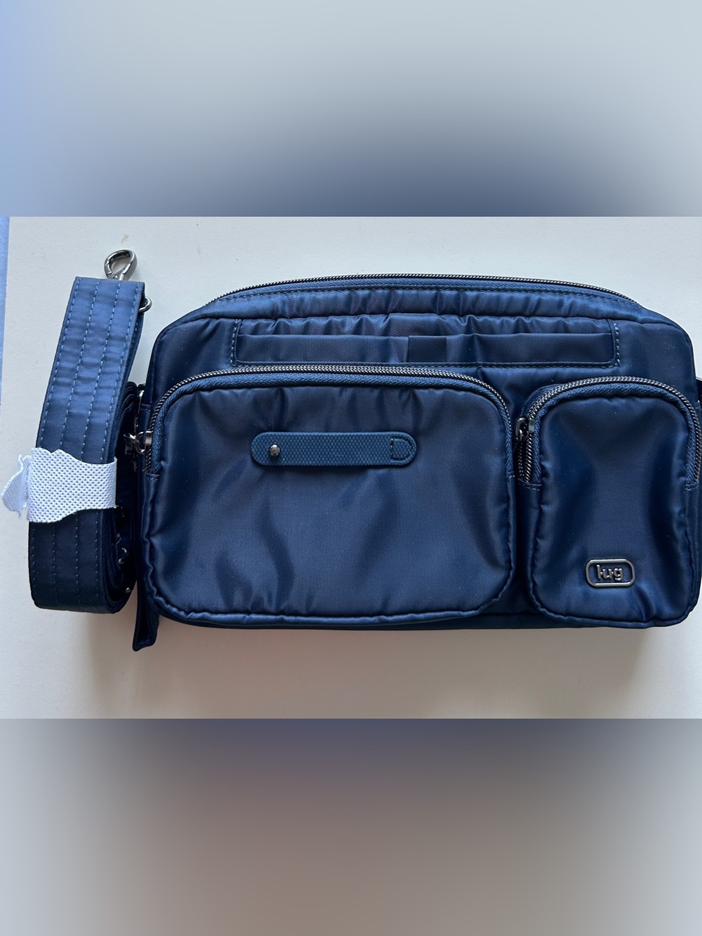 LUG SWITCHEROO CROSSBODY INDIGO EUC